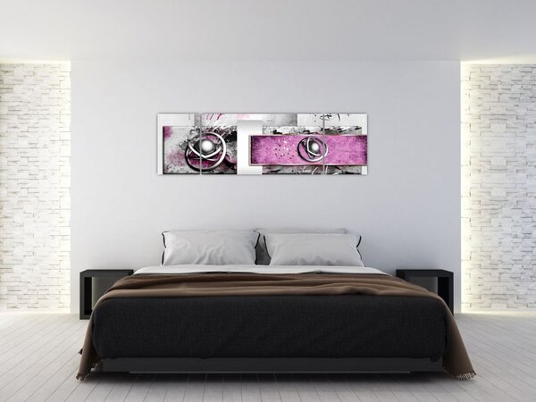 Obraz abstrakce (170x50 cm)