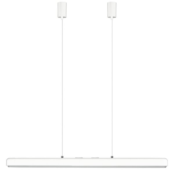 Umage Bílo-stříbrné kovové závěsné LED světlo Hazel Branch 100 cm
