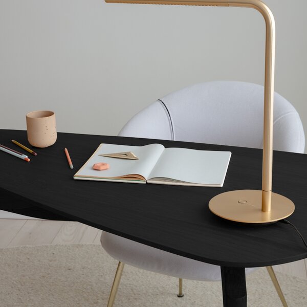 Umage Zlatá kovová stolní LED lampa Omni
