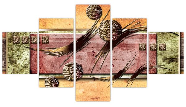 Abstraktní obraz (125x70 cm)