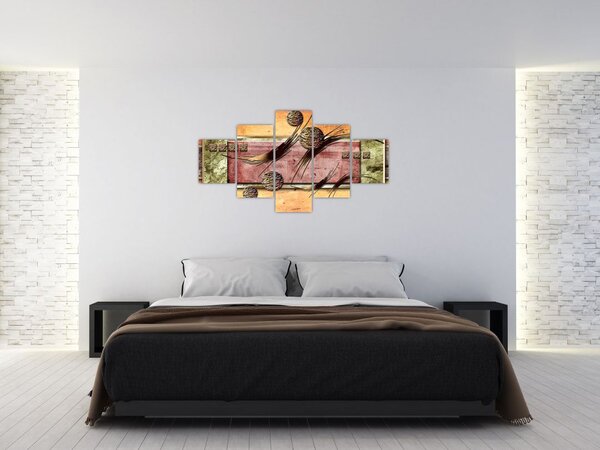 Abstraktní obraz (125x70 cm)