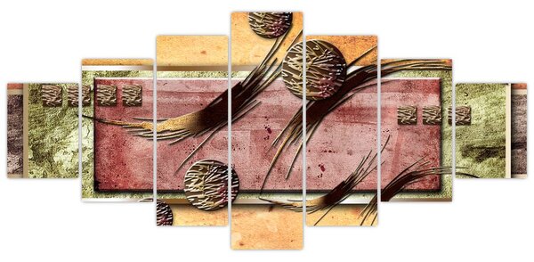 Abstraktní obraz (210x100 cm)