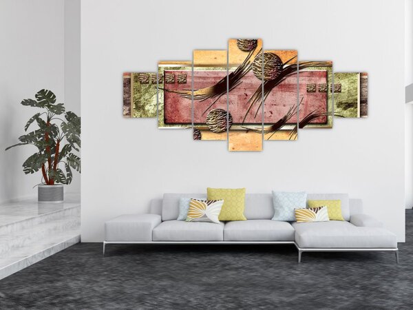 Abstraktní obraz (210x100 cm)