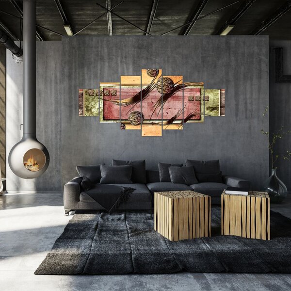 Abstraktní obraz (210x100 cm)