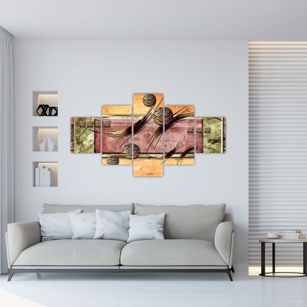 Abstraktní obraz (125x70 cm)