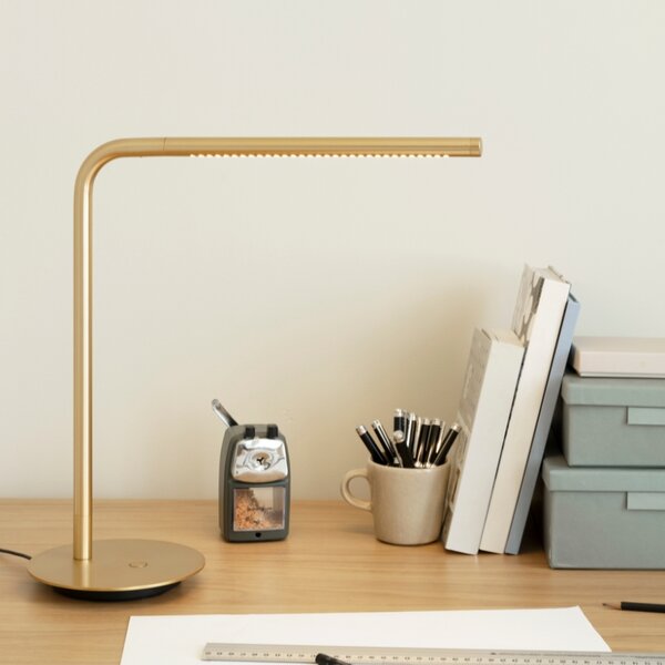 Umage Zlatá kovová stolní LED lampa Omni