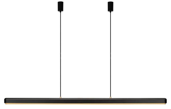 Umage Černo-zlaté kovové závěsné LED světlo Hazel Branch 150 cm