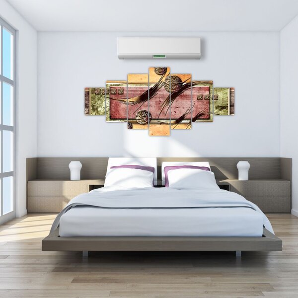 Abstraktní obraz (210x100 cm)