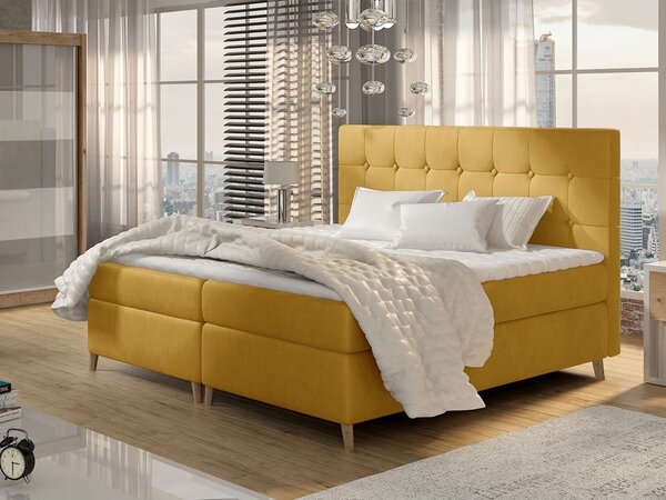 Kontinetální postel Crete, Rozměr postele: 180x200, Barva:: Magic Velvet 2215 Mirjan24 5902928164299