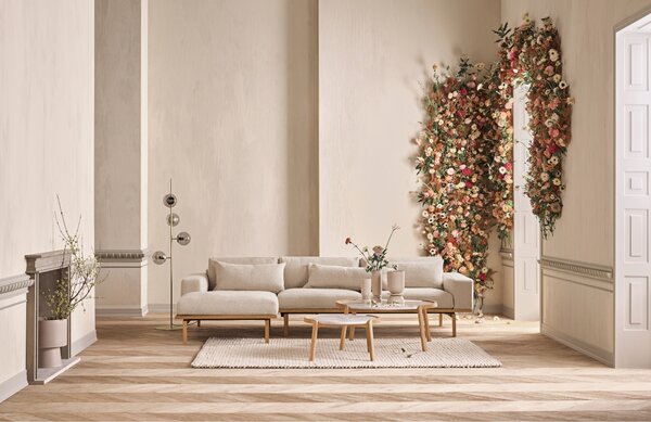 -25 % Dny MOMENTI– Bolia Mosazná kovová stojací lampa Orb 162,5 cm