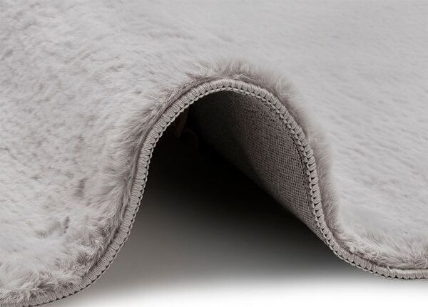 Breno Kusový koberec POUFFY 5100 Silver – světle šedý, 80x150 cm, Šedá/Stříbrná