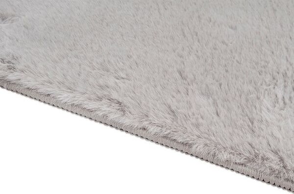 Breno Kusový koberec POUFFY 5100 Silver – světle šedý, 80x150 cm, Šedá/Stříbrná
