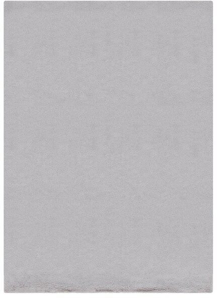 Breno Kusový koberec POUFFY 5100 Silver – světle šedý, 80x150 cm, Šedá/Stříbrná