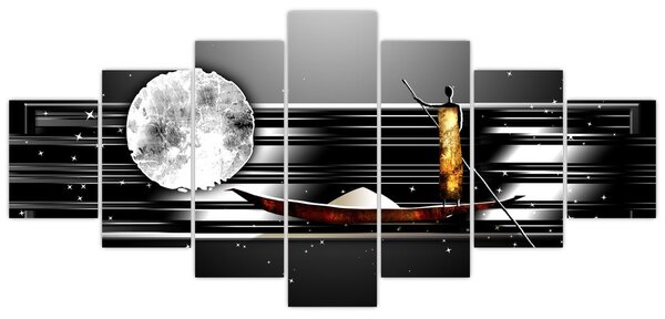 Obraz starověké dobové malby (210x100 cm)