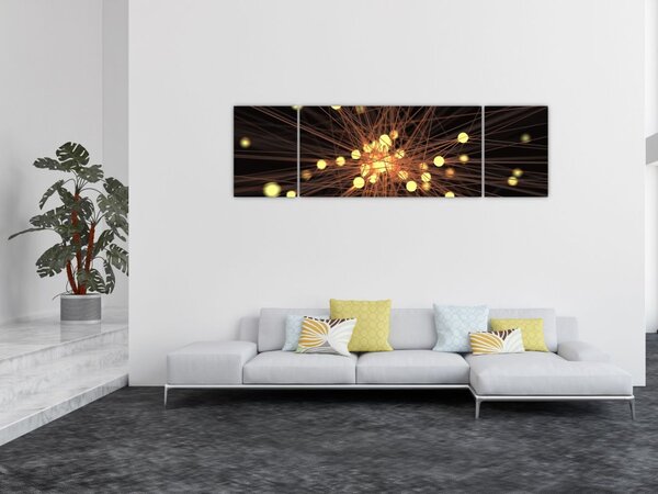 Obraz abstrakce (170x50 cm)