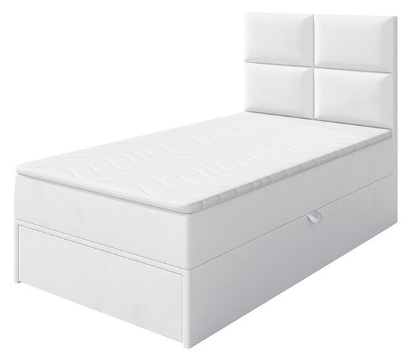 Kontinentálni postel Hudson Lux 1, Strana: levá, Rozměr postele: 90x200, Potah:: ekokůže Soft 017 Mirjan24 5902928154290