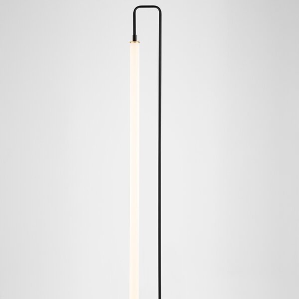 Černá kovová stojací LED lampa Nova Luce Wetro 150 cm