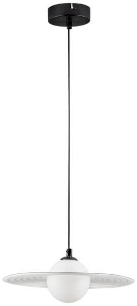Černobílé závěsné světlo Nova Luce Reflet 30 cm