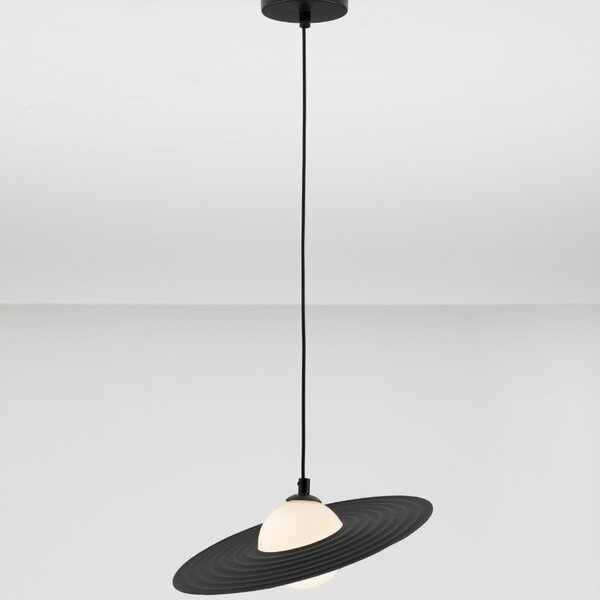 Černobílé závěsné světlo Nova Luce Reflet 30 cm