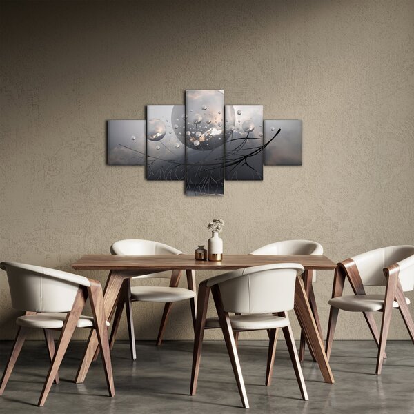 Obraz abstraktních koulí (125x70 cm)