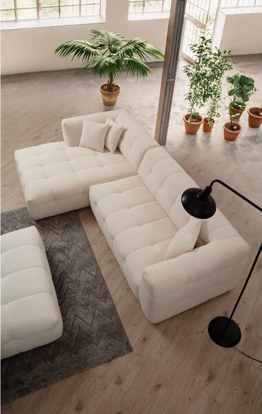 Rohová sedačka Cadellona (L) (béžová). Akce -25%