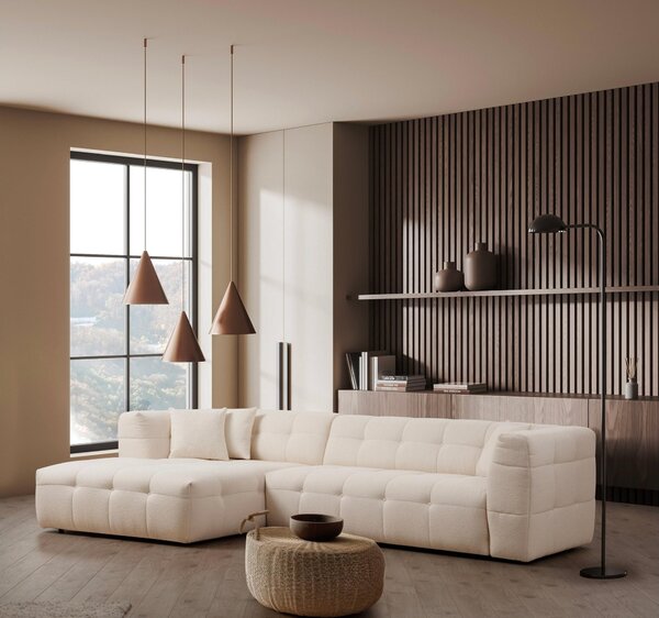 Rohová sedačka Cadellona (L) (béžová). Akce -25%