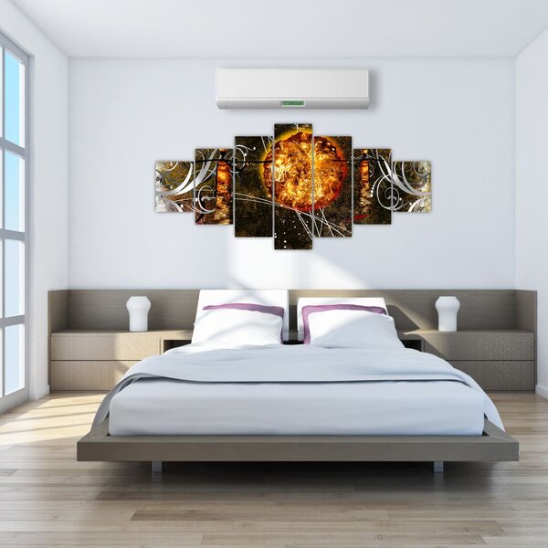 Obraz starověké dobové malby (210x100 cm)