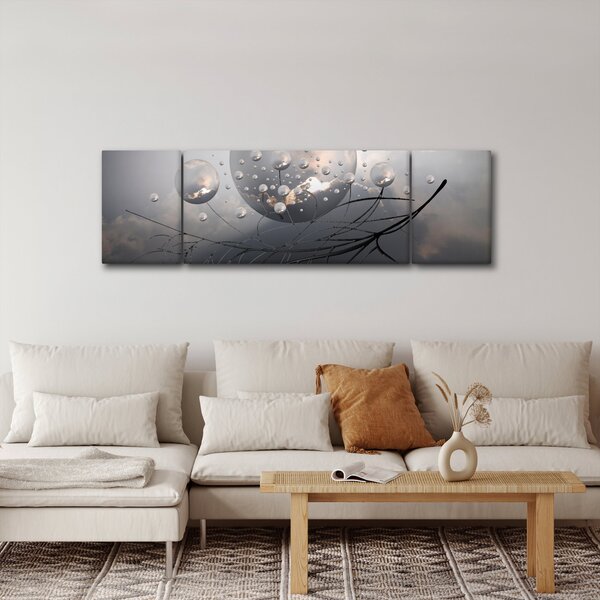 Obraz abstraktních koulí (170x50 cm)