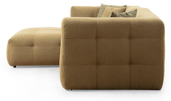 Rohová sedačka Cadellona (L) (khaki). Akce -25%