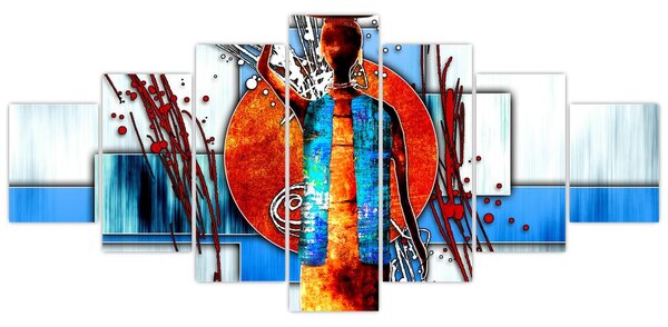 Obraz malby starověké osoby (210x100 cm)