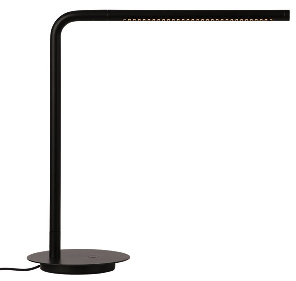 Umage Černá kovová stolní LED lampa Omni