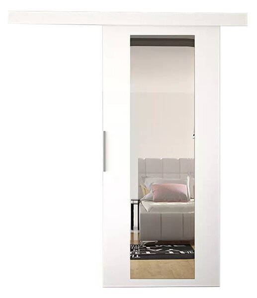 Posuvné dveře Marin 4 (bílá) (se zrcadlem). 1032061