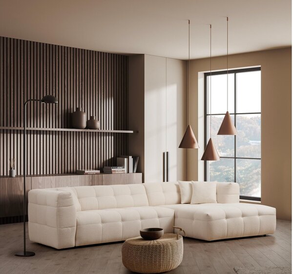 Rohová sedačka Cadellona (P) (béžová). Akce -25%