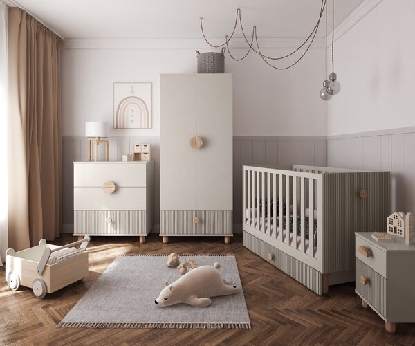 Dětská skříň Loft Barevné provedení: Kašmír