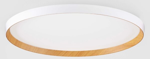 Bílé kovové stropní LED světlo Nova Luce Vomos 60 cm