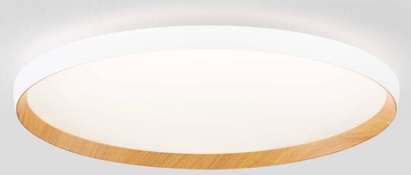 Bílé kovové stropní LED světlo Nova Luce Vomos 60 cm