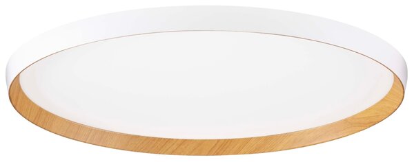 Bílé kovové stropní LED světlo Nova Luce Vomos 60 cm