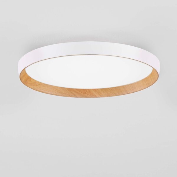 -25 % Dny MOMENTI– Bílé kovové stropní LED světlo Nova Luce Vomos 40 cm