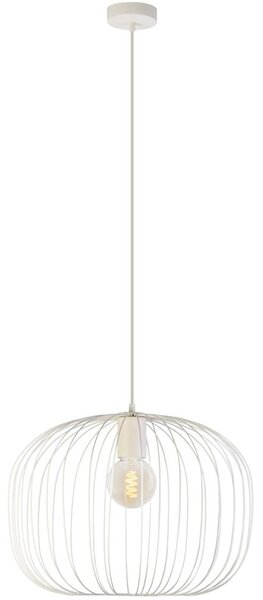 Lustr na lanku OVELLA 1xE27/15W/230V pr. 46 cm krémová