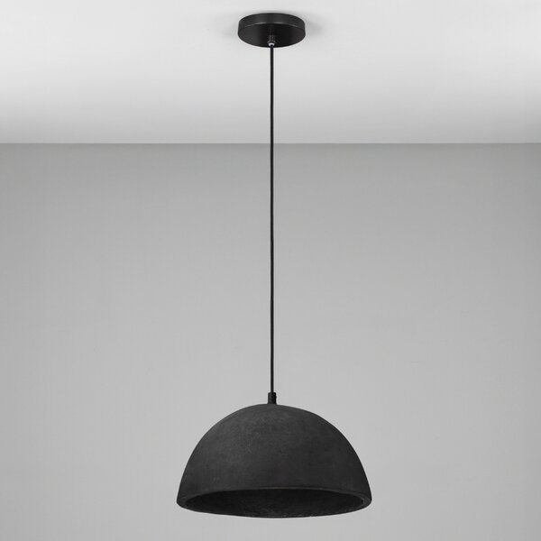 Černé závěsné světlo Nova Luce Talcum 32 cm