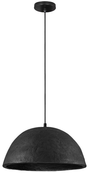 Černé závěsné světlo Nova Luce Talcum 42 cm