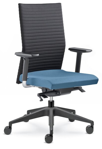 LD seating Element 430-SYS - Kancelářská židle - černá/modrá