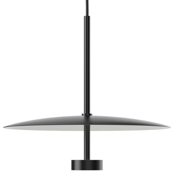-25 % Dny MOMENTI– Bolia Černé kovové závěsné LED světlo Reflection 40 cm