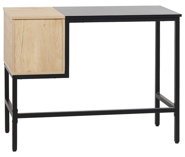 Pracovní stůl HARPER Černá 100 cm 48 cm se zásuvkami