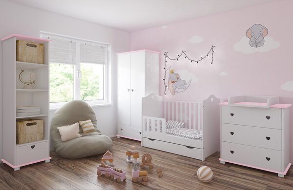 Dětská postýlka Bella 120 x 60 cm Úložný prostor k postýlce: Bez úložného prostoru