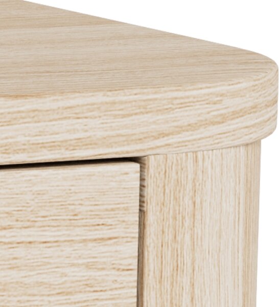 Noční stolek MADERA 46x30 cm bílý dub