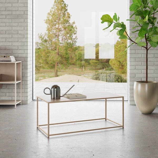 Konferenční stolek SARON 100x50 cm šedá
