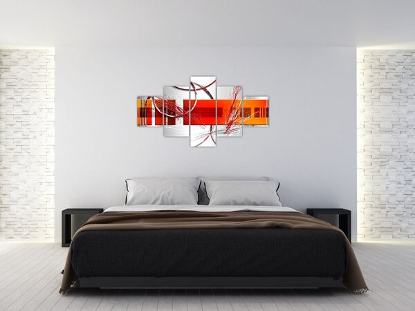 Abstraktní obraz (125x70 cm)