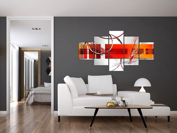 Abstraktní obraz (125x70 cm)