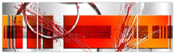 Abstraktní obraz (170x50 cm)